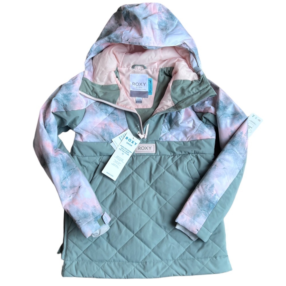 ***NWT***Roxy Pastel Pullover Winter Jacket - Multi Colored